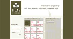 Desktop Screenshot of helenarentals.com